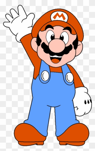 Super Mario Vector - Logo Mario Bros Vector Clipart