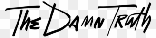 The Damn Truth Horz - Logo Damn Clipart
