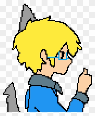 Good Job Wolf Dude - Drawing Clipart
