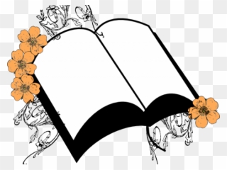 Flowers Clipart Bible - Bible Borders Clip Art - Png Download