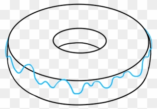 How To Draw Donut - Drawing Clipart