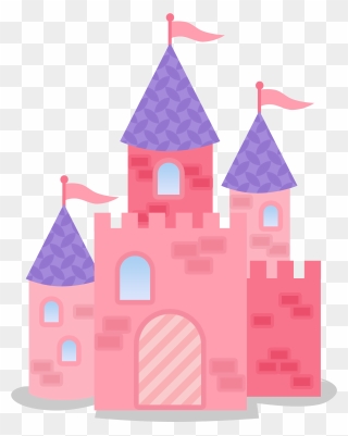 Pink And Purple Castle Castle Vector Castle Clipart Pink And