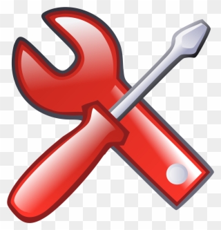 Transparent Stock Plumber Clipart Maintenance Supervisor - Tools Icon Red - Png Download
