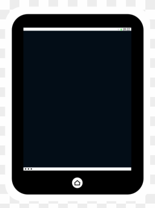 Tablet Display Color And Clip Art Free Download - Tablet Computer - Png Download