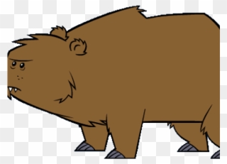 Cute Animated Grizzly Bear Clipart