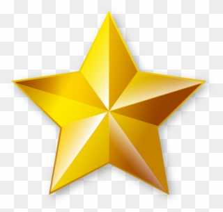 Star Golden Transprent Free - Golden Star Clipart