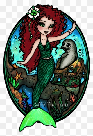 Royal Mermaid Princess, Brynn - Fin Fun Mermaid Tale Brynn Clipart