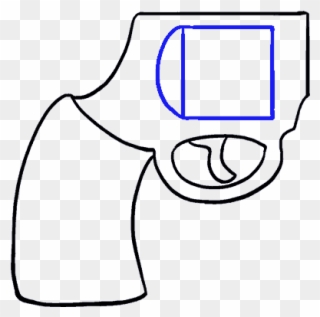 How To Draw Cartoon Revolver - Drawing Clipart
