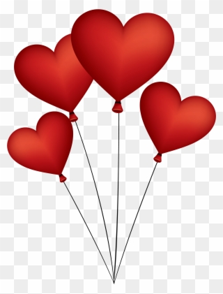Love Heart Balloon Png Clipart