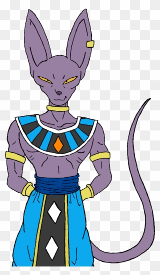 Anger Clipart Hostility - Beerus Drawing - Png Download