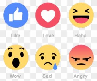 Sad Emoji Clipart Haha - Facebook Heart Icon Png Transparent Png