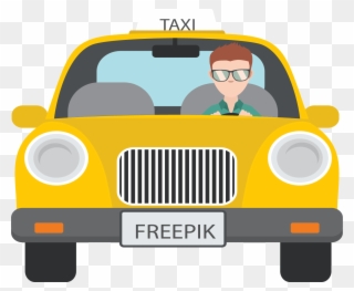Taxi Driver Clipart Airport Taxi - Cab Png Transparent Png