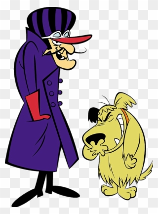 Dick Dastardly And Muttley Villains - Old Cartoon Network Dog Characters Clipart