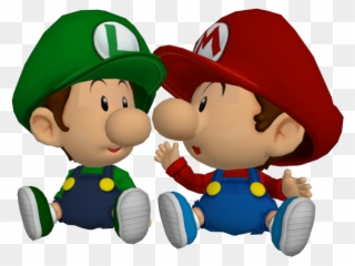 Ssbbrzs Babies - Baby Mario & Baby Luigi Clipart
