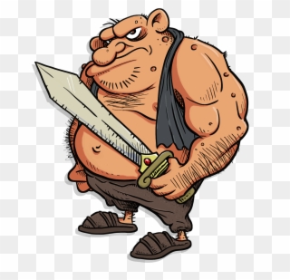 The Full Color Version Of The Ogre On A Dark Background - Game Character Without Background Png Clipart
