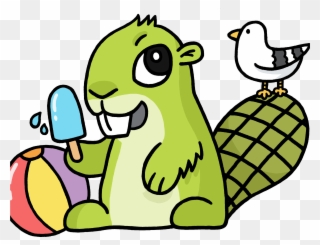 Beach Adsy - Adsy Beaver Clipart - Png Download