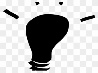 Light Bulb Clipart Lamp - Light Bulb Thinking Clipart - Png Download