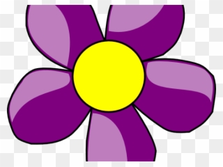 Daisy Clipart Purple - Blue Colour Flower Clipart - Png Download