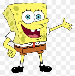 Spongebob Showing - Spongebob Hands Png Clipart