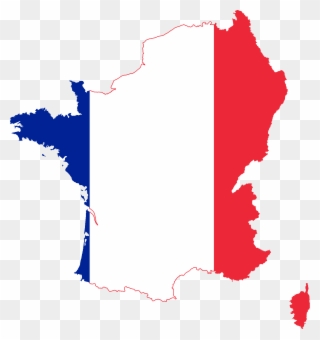 Download Clipart Png French Flag - Grand Est On Map Transparent Png