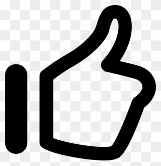 Thumb-up Comments - Thumbs Up Icon Svg Clipart