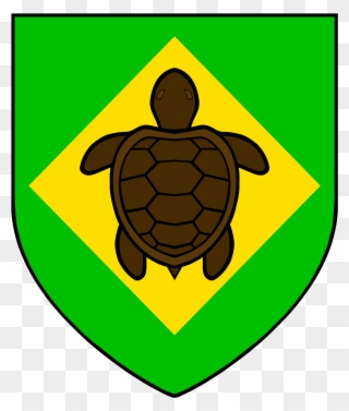 Julius Caesar Clipart Turtle - Coat Of Arms With Tortoise - Png Download