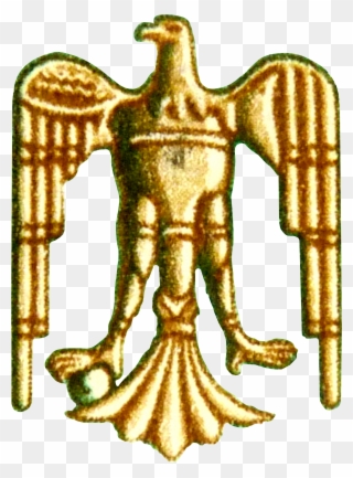 Original 'eagle Of Saladin' Stone Carving, From The Clipart