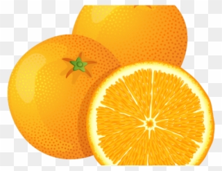 Orange Fruit Clipart Orange Object - Orange Fruit Transparent Background - Png Download