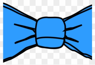 Tie Clipart Blue Tie - Bow Tie Clipart Bow Polka Dot - Png Download