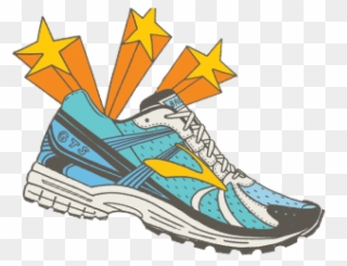 Mens Running Shoe Clipart - Png Download