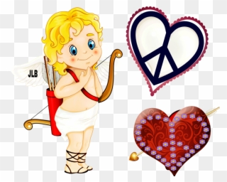 Cupid Jlb Peace Love And Other - Imagens De Anjo Do Amor Clipart