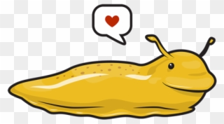 Optimized Banana Slug Hq Cliparts - Banana Slug Cartoon - Png Download