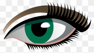 Eyelash Clipart Simple Eye - Evil Eyes Transparent Png