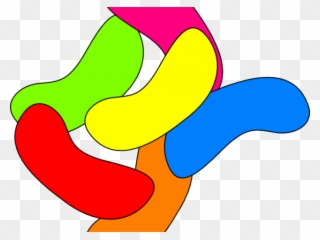 Jelly Clipart Colorful - Jelly Bean - Png Download