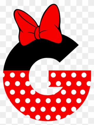 Mickey E Minie, Mickey Mouse, Free, Lettering, Disney, - Minnie Mouse Letter C Clipart