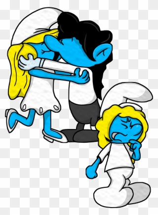 Glovey Smurfette And Angelo By Radspyro Clipart