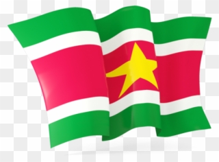 Waving Flag Of Suriname Png Clipart