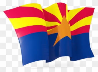 Waving Arizona Flag Clipart