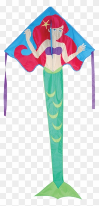 Arianna Mermaid Easy Flyer Delta Kite Shop Kites Flags Clipart