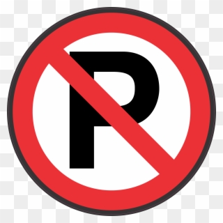 No Parking Floor Mark - Do Not Turn Right Sign Clipart