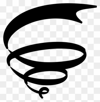 Svg Storm Wind Hurricane - Clip Art - Png Download