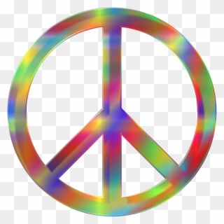 Peace Symbol Png Transparent Images - Psychedelic Peace Sign Png Clipart