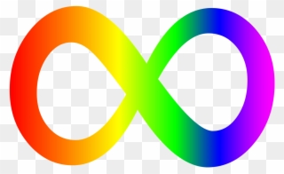 Infinity Symbol Rainbow - Autism Infinity Symbol Clipart