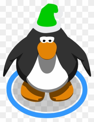 Elf Hat Ingame - Club Penguin Sombrero Png Clipart