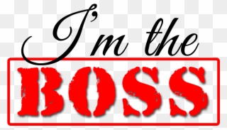 I'm The Boss Custom Photo Coffee Mug - Pass Clipart - Png Download