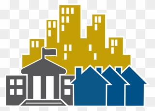 Cpcb Logo With Buildings - City Clipart