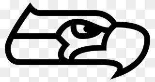 Seattle Seahawks Icon Free Download And Vector Png - Seattle Seahawks Logo Black And White Clipart
