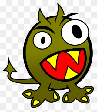 Demon Clipart Evil Monster - Cartoon Images Of Monsters - Png Download