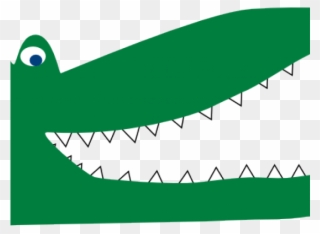 Crocodile Open Mouth Cartoon Clipart