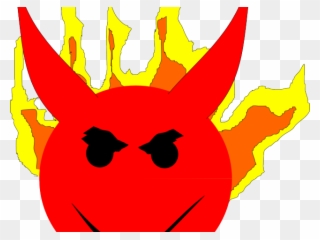 Demon Clipart Devil Emoji - Smiley - Png Download